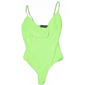 PrettyLittleThing Neon Green Bodysuit